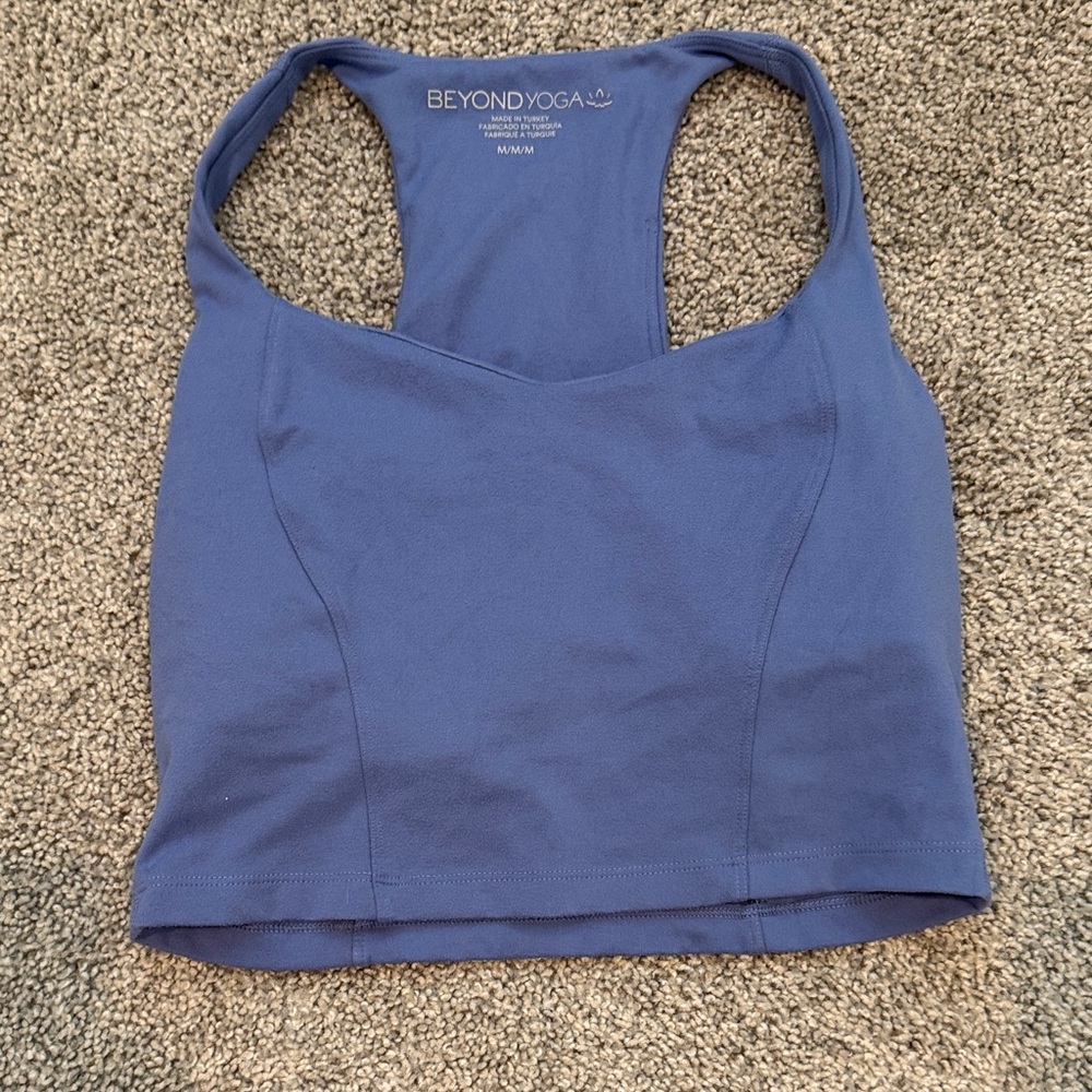Beyond Yoga Indigo Racerback Tank